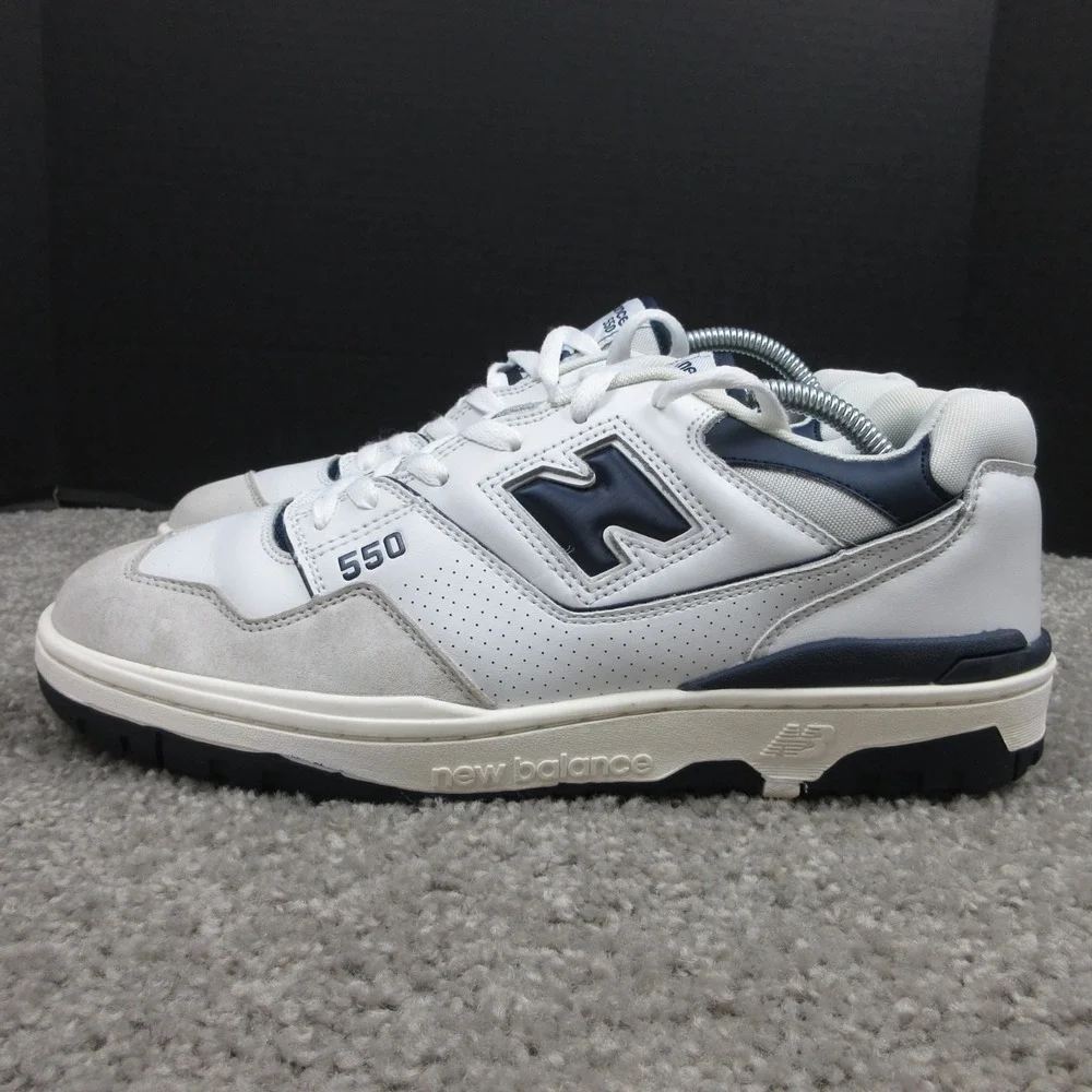 New Balance Sneakers Mens Size 10 US 550 Basketball BB550WA1 Navy Shoes Trainers